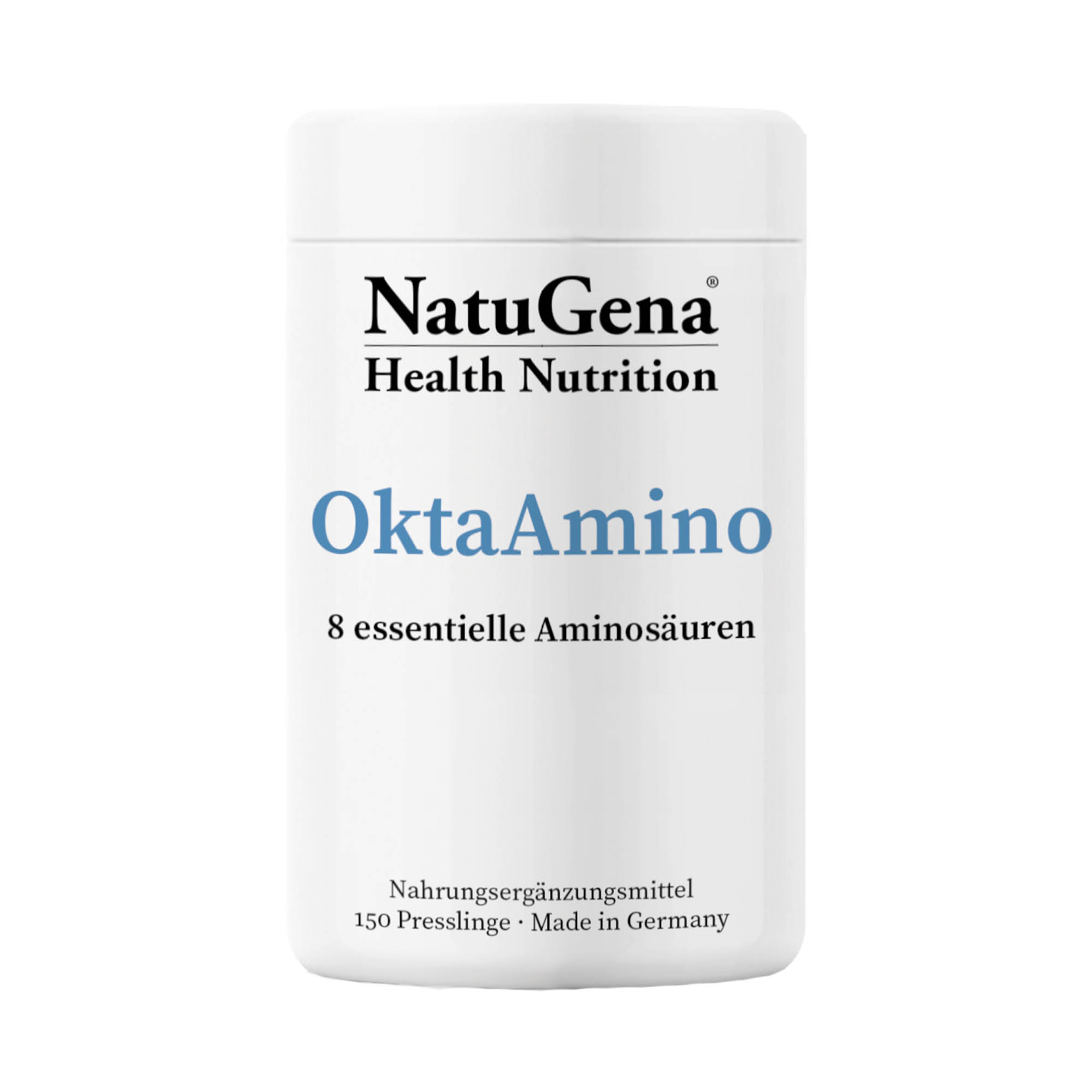 NatuGena OktaAmino | 150 Presslinge  Optimale Aminosäurenformel für Proteinmetabolismus & schnelle Absorption